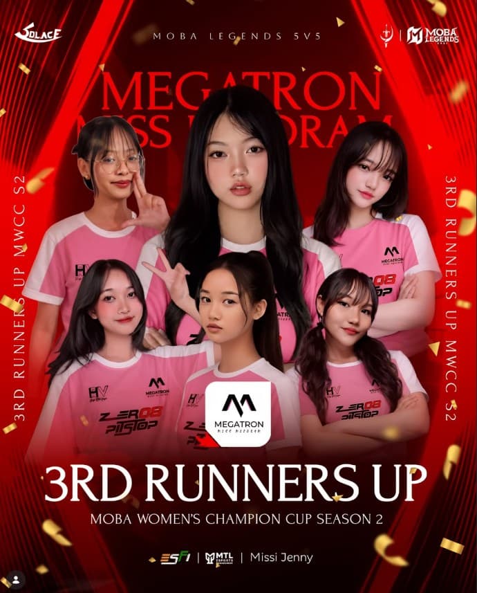 Megatron Miss Mizoram — 3rd Runner-up